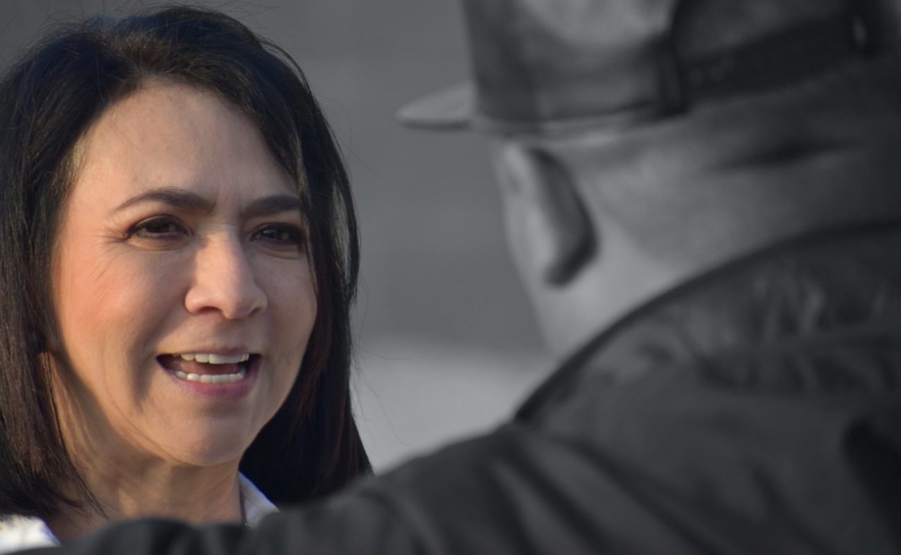 Eloísa Talavera Hernández realizó hoy una gira proselitista por el sur del municipio.