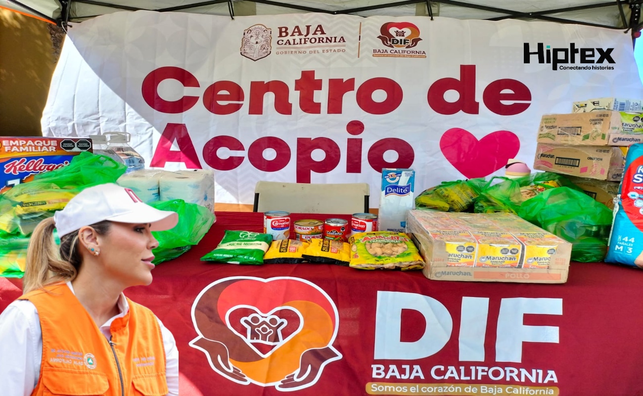 Habilita gobierno de BC centros de acopio en apoyo a familias afectadas por las lluvias
