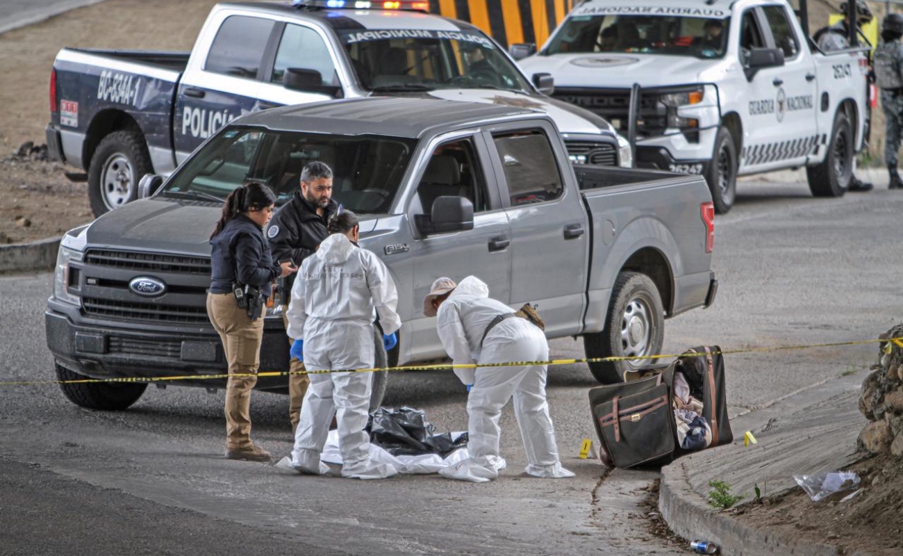 Abandonan cuerpo dentro de una maleta en la colonia Alemán