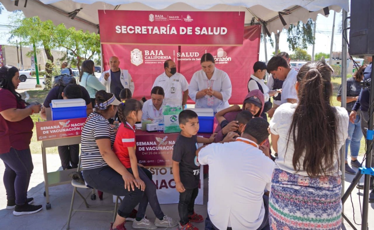Aplican 750 mil dosis de vacunación invernal en Baja California y sigue disponible