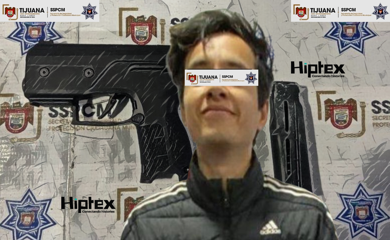 Arrestan a sujeto por amenazas con arma de utilería en la colonia Agua Caliente