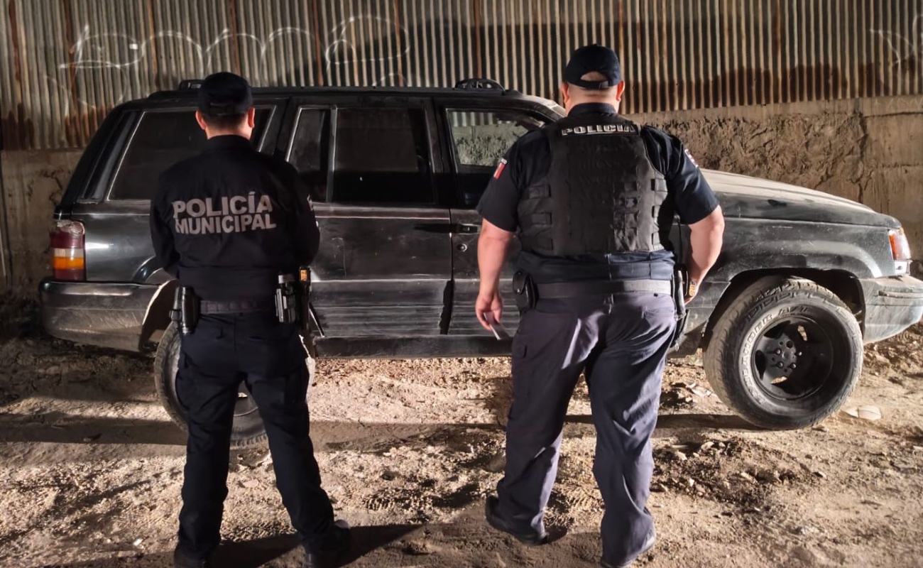 A dos días de su reporte, Polita Municipal recupera vehículo robado.