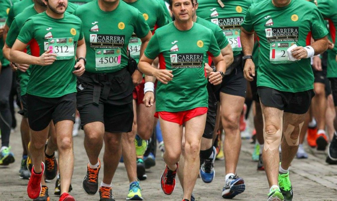 Peña Nieto corre la Carrera “Molino del Rey”