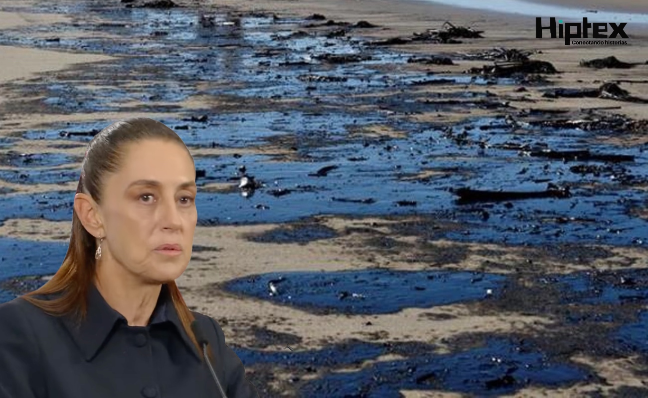 Siguen trabajando para contener derrame de crudo en Golfo de México: Claudia Sheinbaum