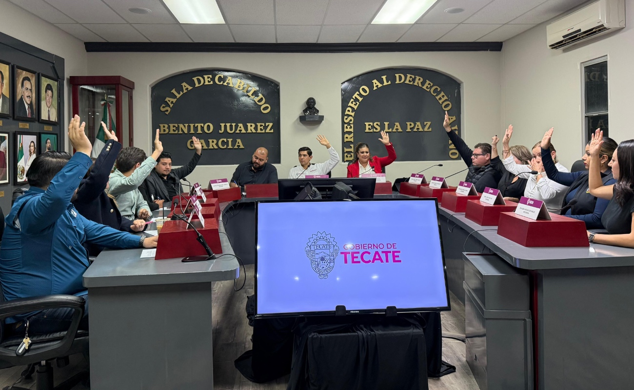 Aprueba Cabildo de Tecate la remisión de la Ley de Ingresos 2026