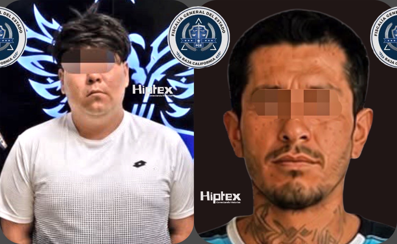Captura Fiscalía BC a dos presuntos extorsionadores en Tijuana