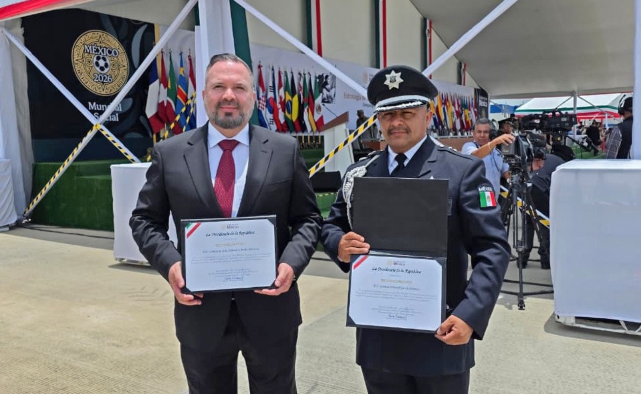 Reconoce Presidenta Sheinbaum a la Policía Municipal de Tijuana por su participación en la Estrategia de Seguridad del Mundial de 2026