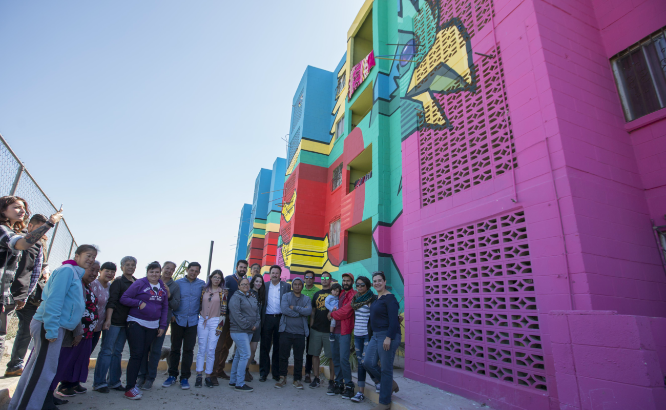 Además del mural, habrá talleres de música, pintura y valores para los niños con el fin de integrar a la comunidad.