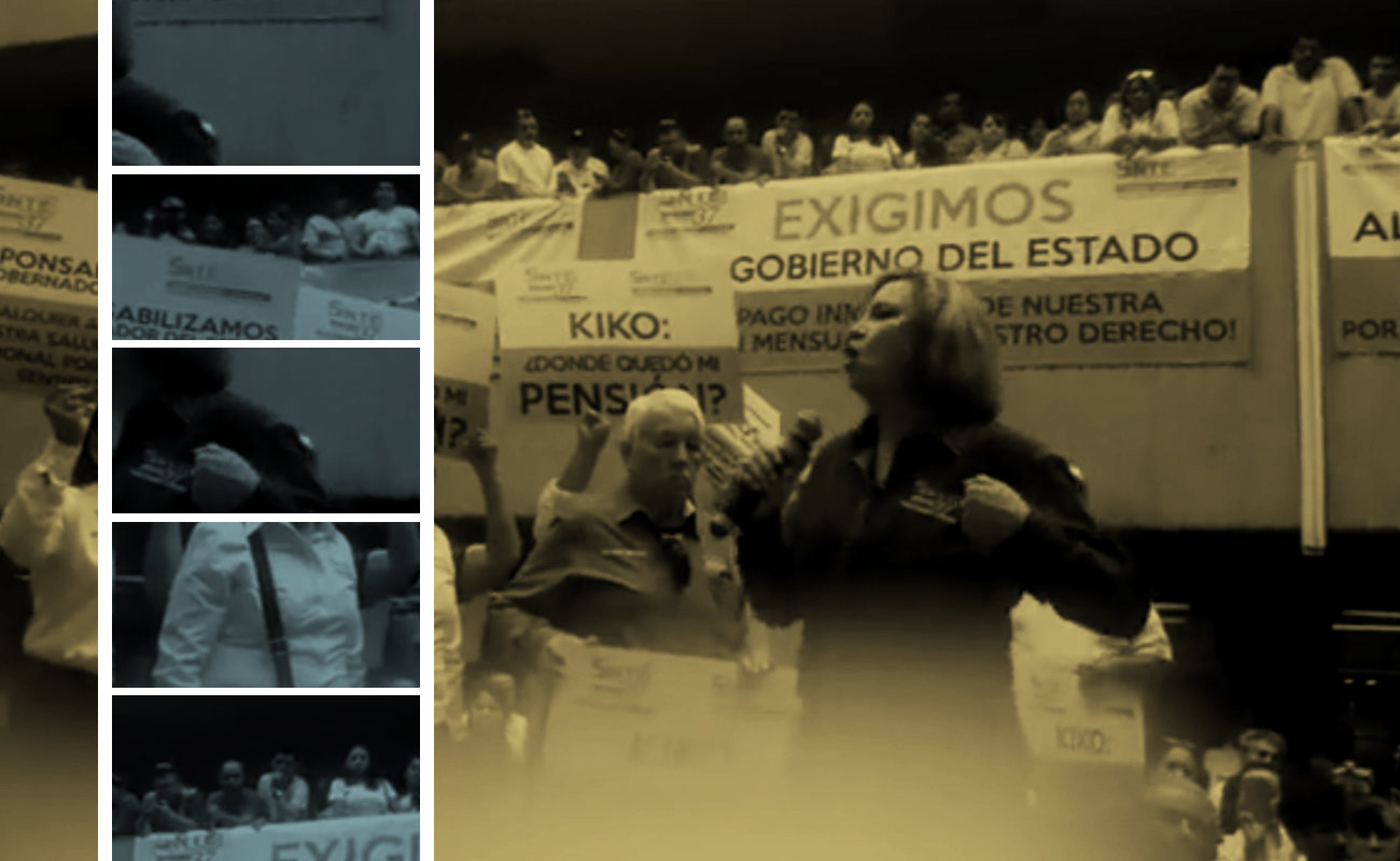 Padres de familia respaldan a maestros en paro, dijo María Luisa Gutiérrez Santoyo, secretaria general de la Sección 37 del SNTE.