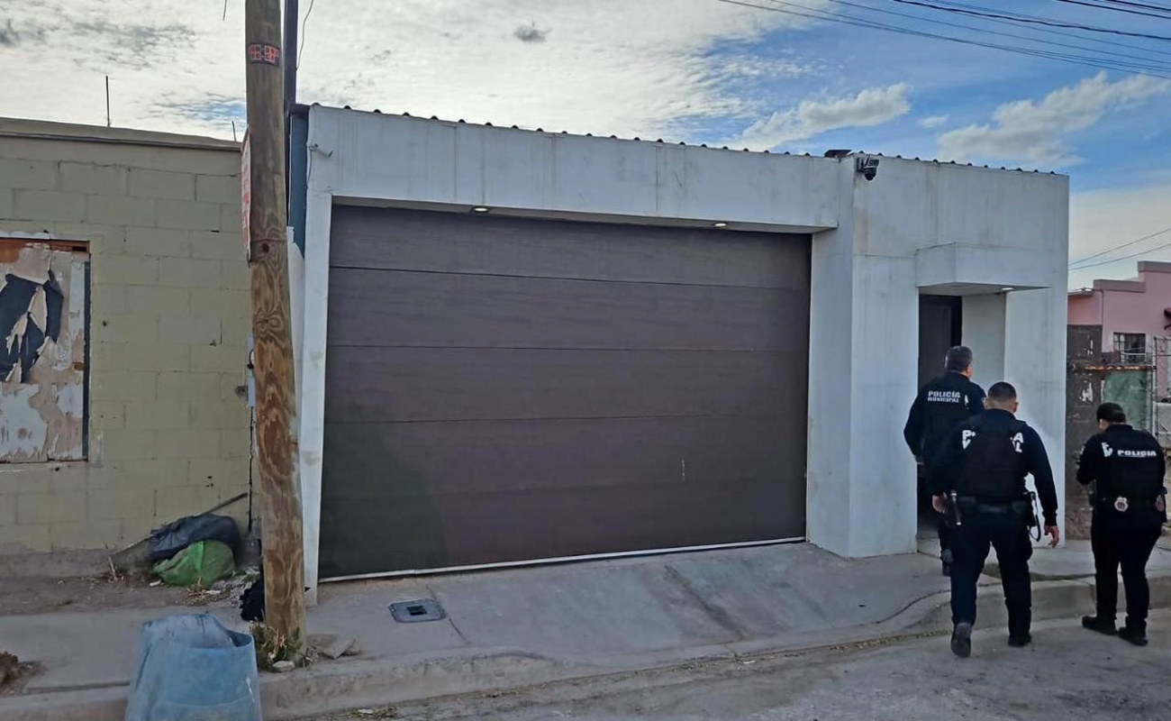 El operativo con apoyo de la Policía Municipal.