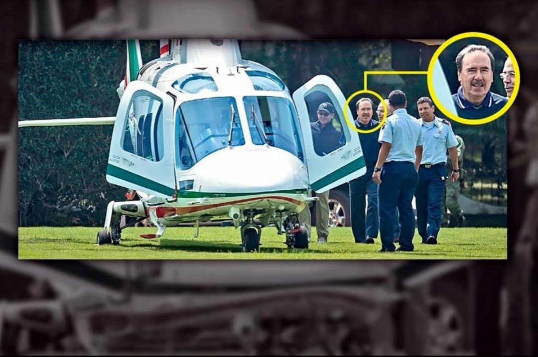 Emilio Gamboa toma helicóptero oficial para ir a jugar golf