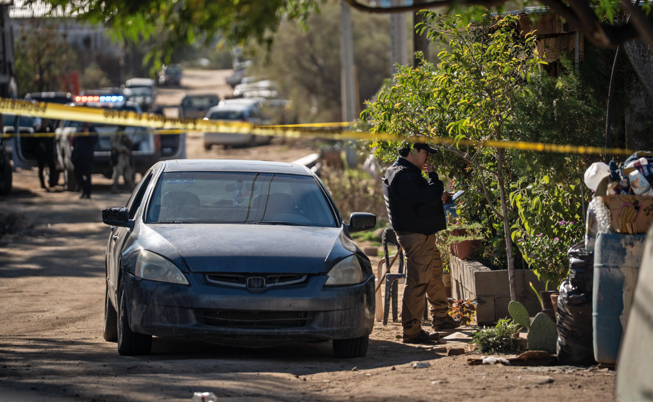 Ataque armado en Tecate deja tres muertos y una mujer herida en la colonia Escorial