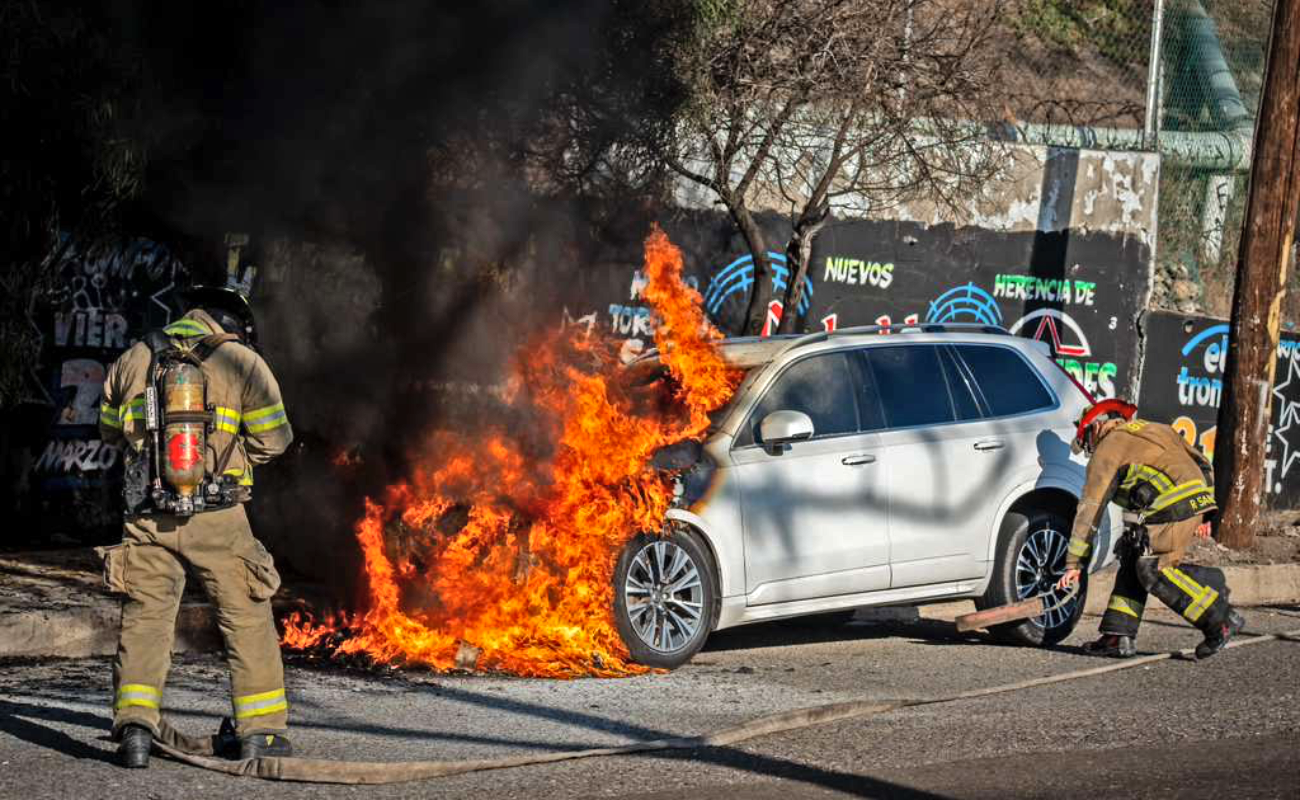 La conductora no resultó lesionada.