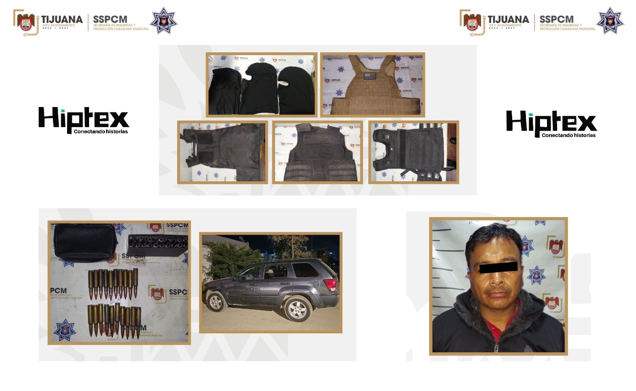 César “N”, junto con todo el equipo confiscado, fue puesto a disposición de la autoridad investigadora competente.