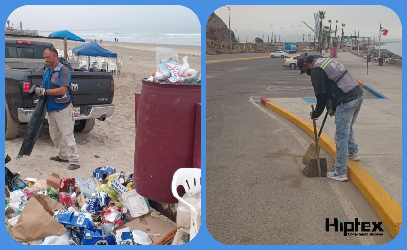 El mes de julio, Gobierno de Ensenada recolectó 80 toneladas de basura de la localidad