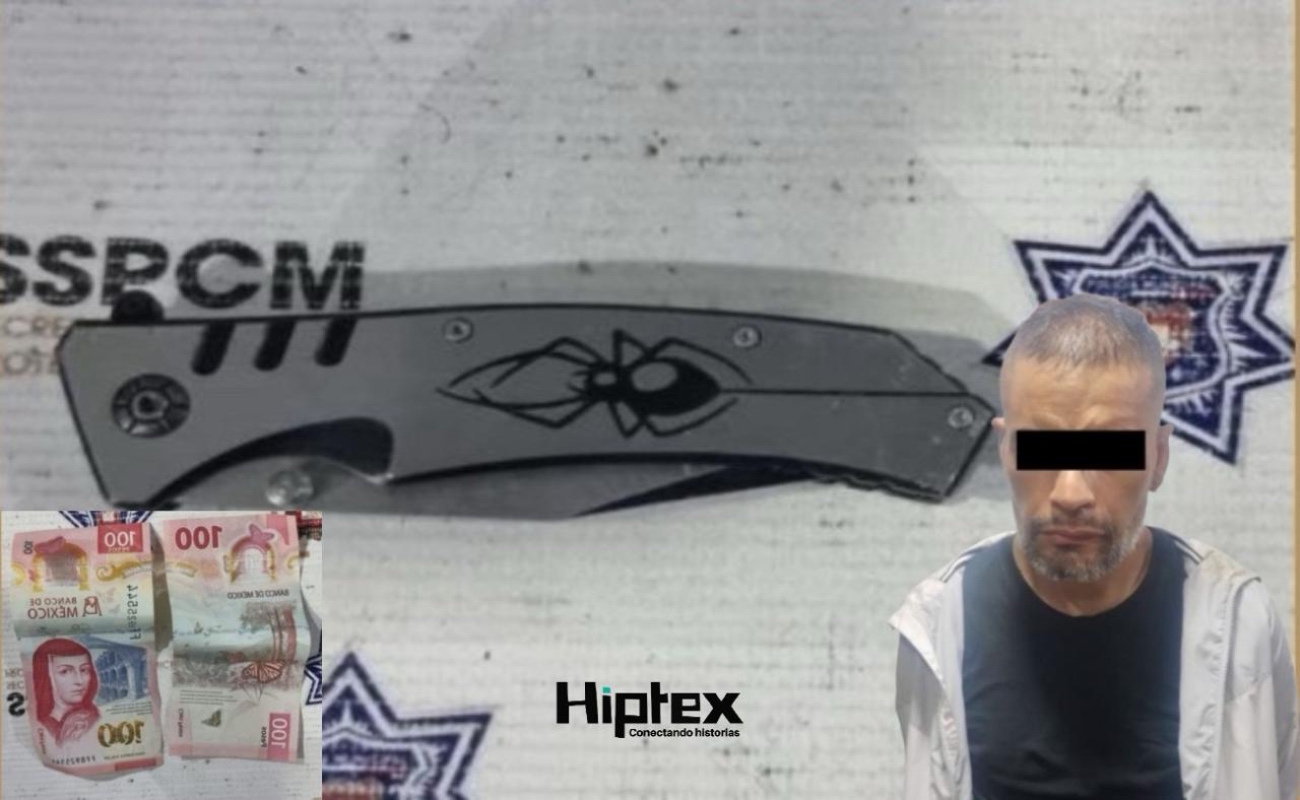 Héctor Antonio “N”, fue detenido luego de asaltar un negocio.
