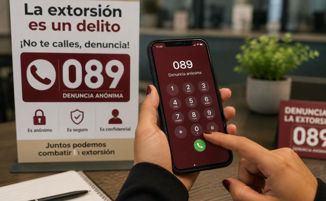 Reconoce CONCANACO SERVYTUR que denuncia al 089 frena 88.6% de intentos de extorsión