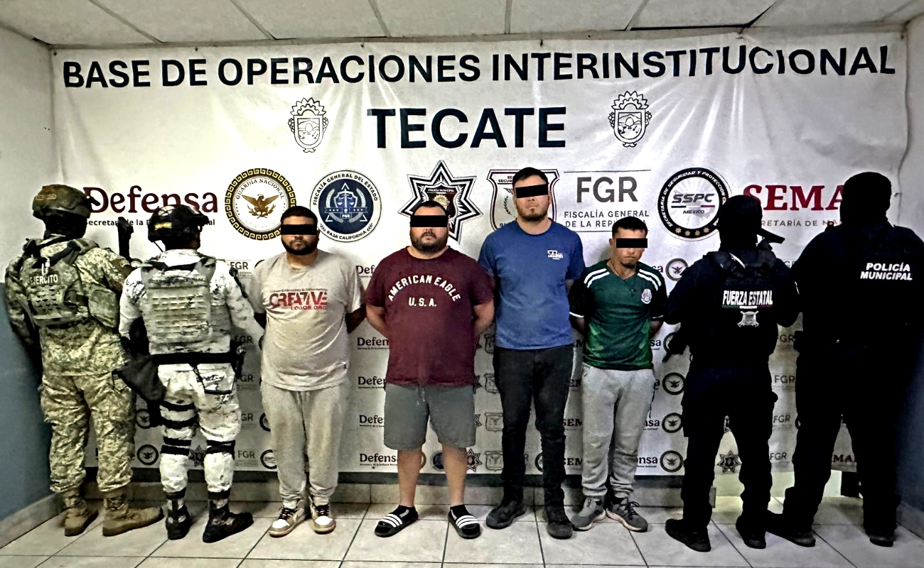 Cayó "El Salo" líder delictivo relacionado en homicidios en Tecate