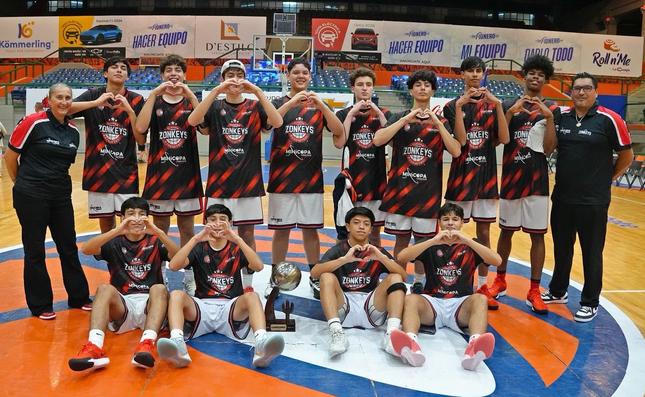 Zonkeys, con corazón de campeón, lidera a los clasificados rumbo a la Minicopa México 2026