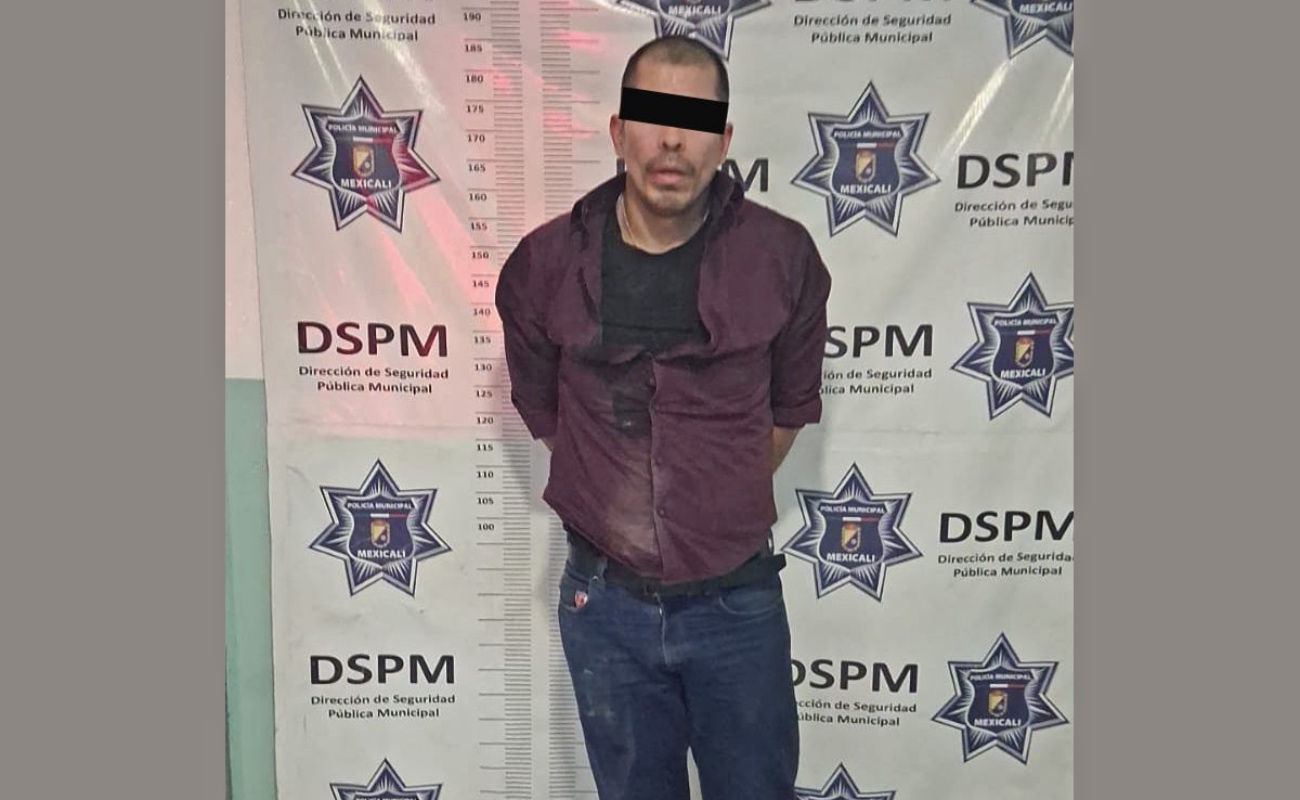 Emiliano Orlando “N”, prófugo por narcomenudeo, fue detenido tras una persecución en Mexicali.