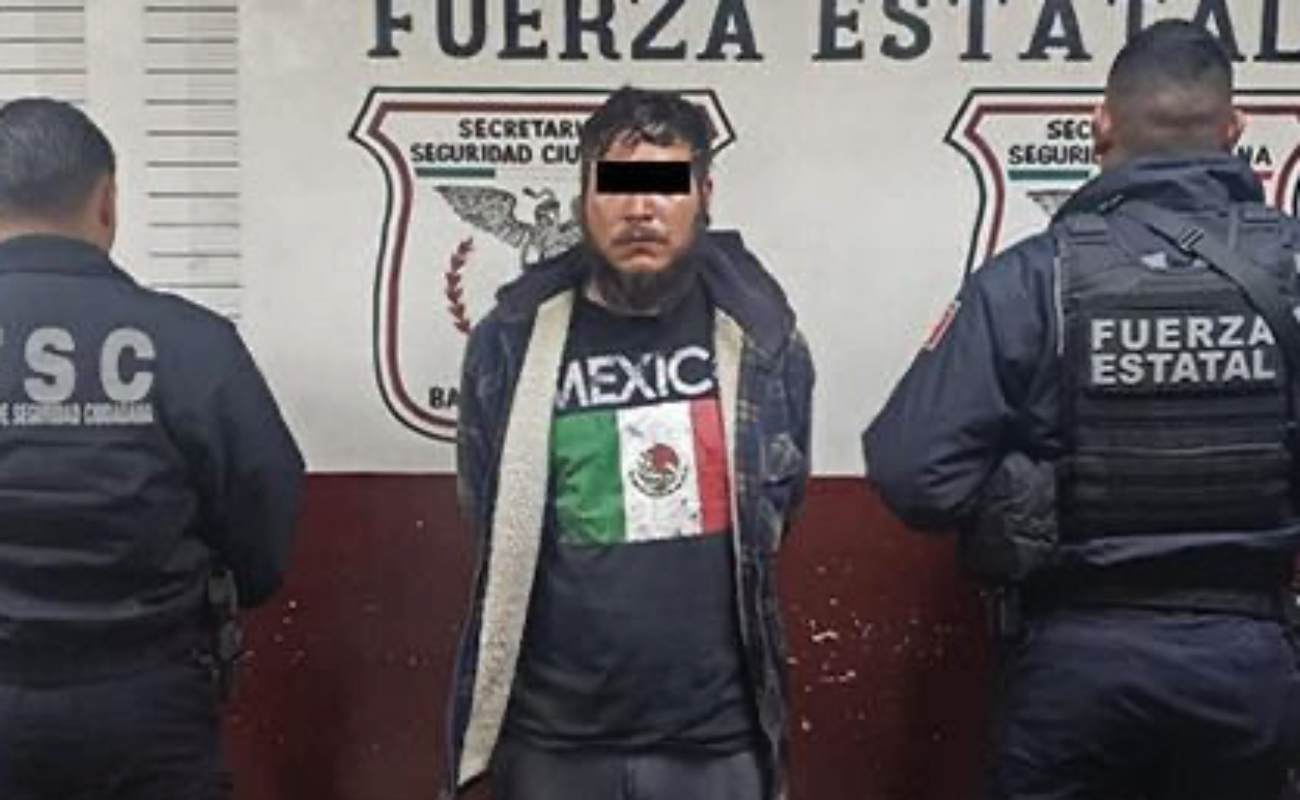 Juan Octavio “N”, quedó a disposición de la Fiscalía General de la República.