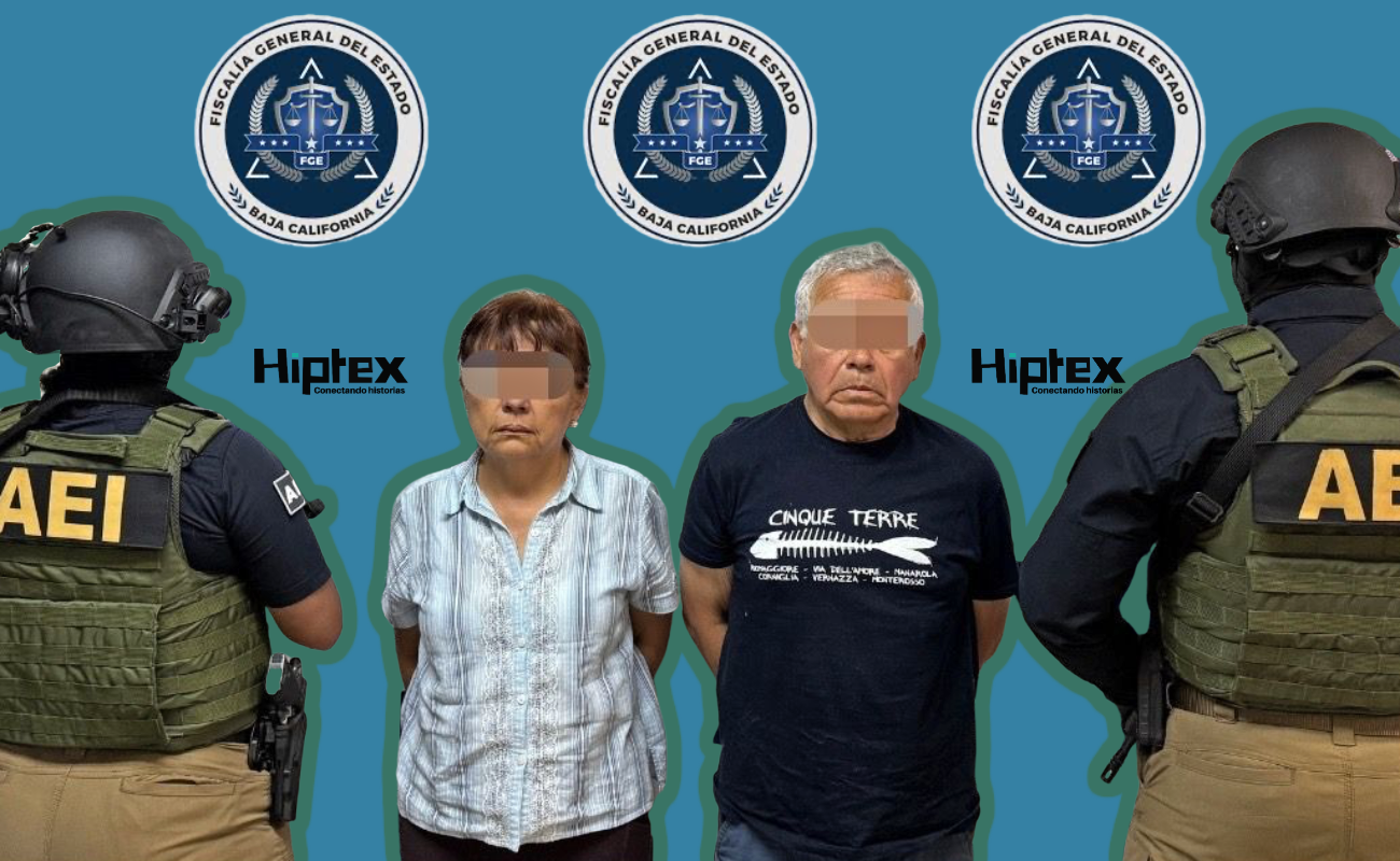 Sandra “N” y Miguel Ángel “N”, los detenidos.