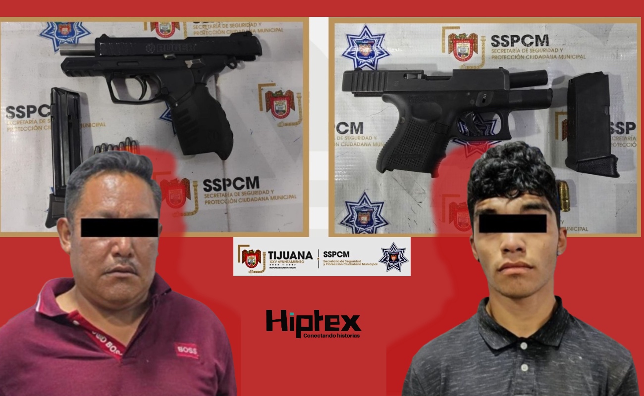 Alberto “N”, de 38 años y Bryan Eduardo “N”, de 23, los detenidos.