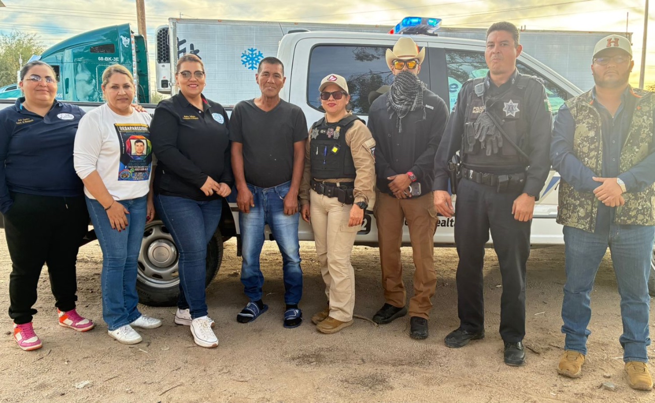 Martín Salcido Valenzuela, de 59 años de edad, estuvo alejado de su familia durante 35 años.