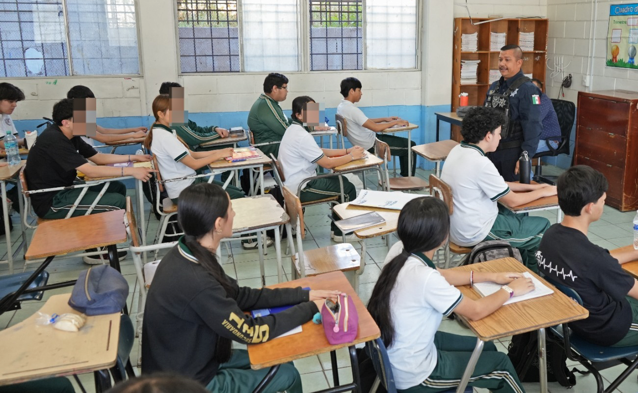 Fortalece SSPCM acciones preventivas en comunidad educativa.