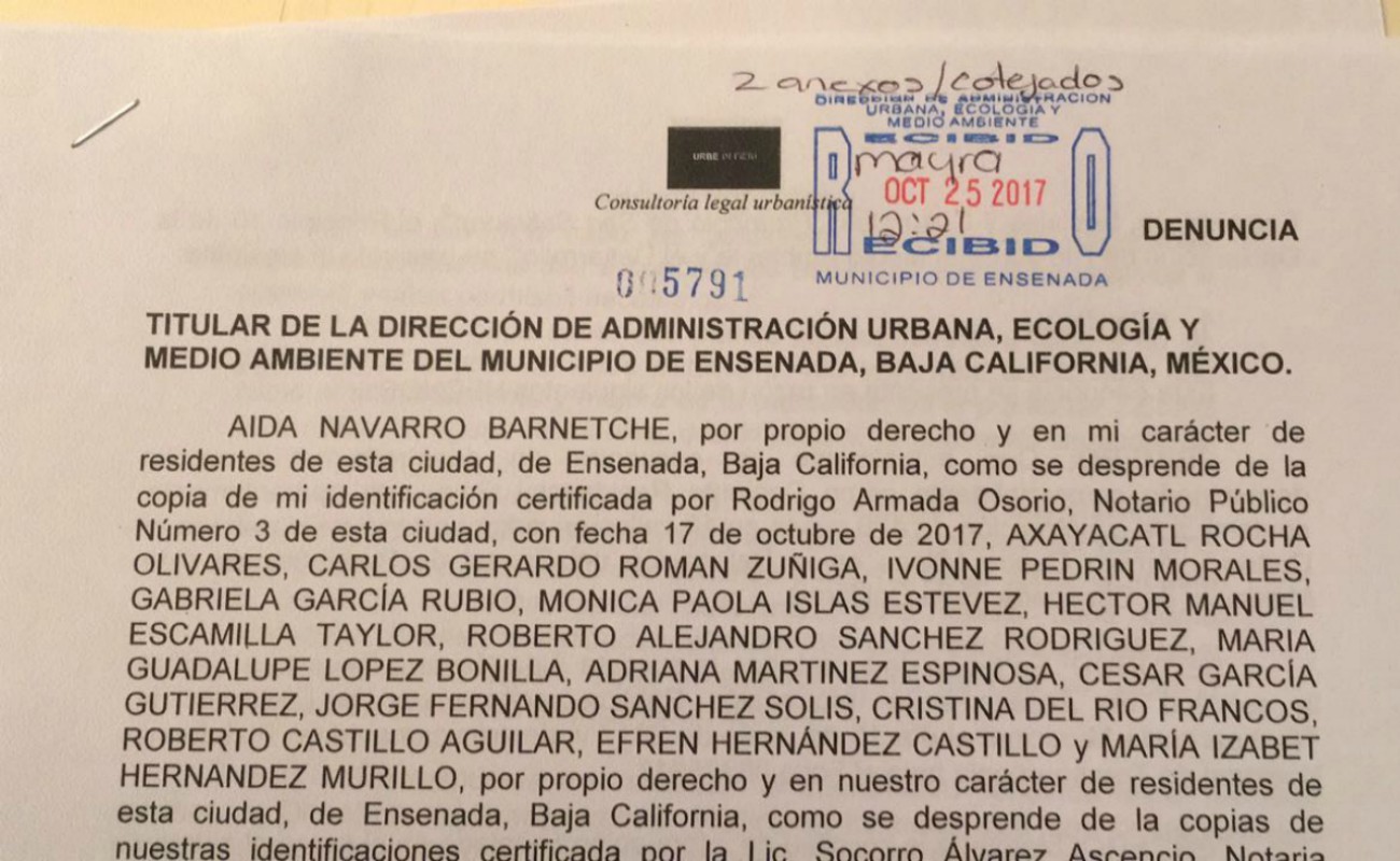 Se amparan vecinos de El Sauzal contra venta de predios municipales
