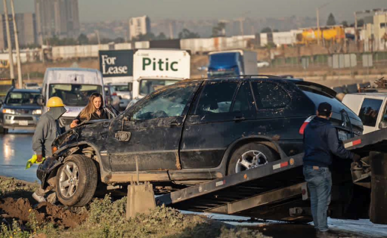 Pareja resulta ilesa tras accidente sobre la Vía Rápida Alamar