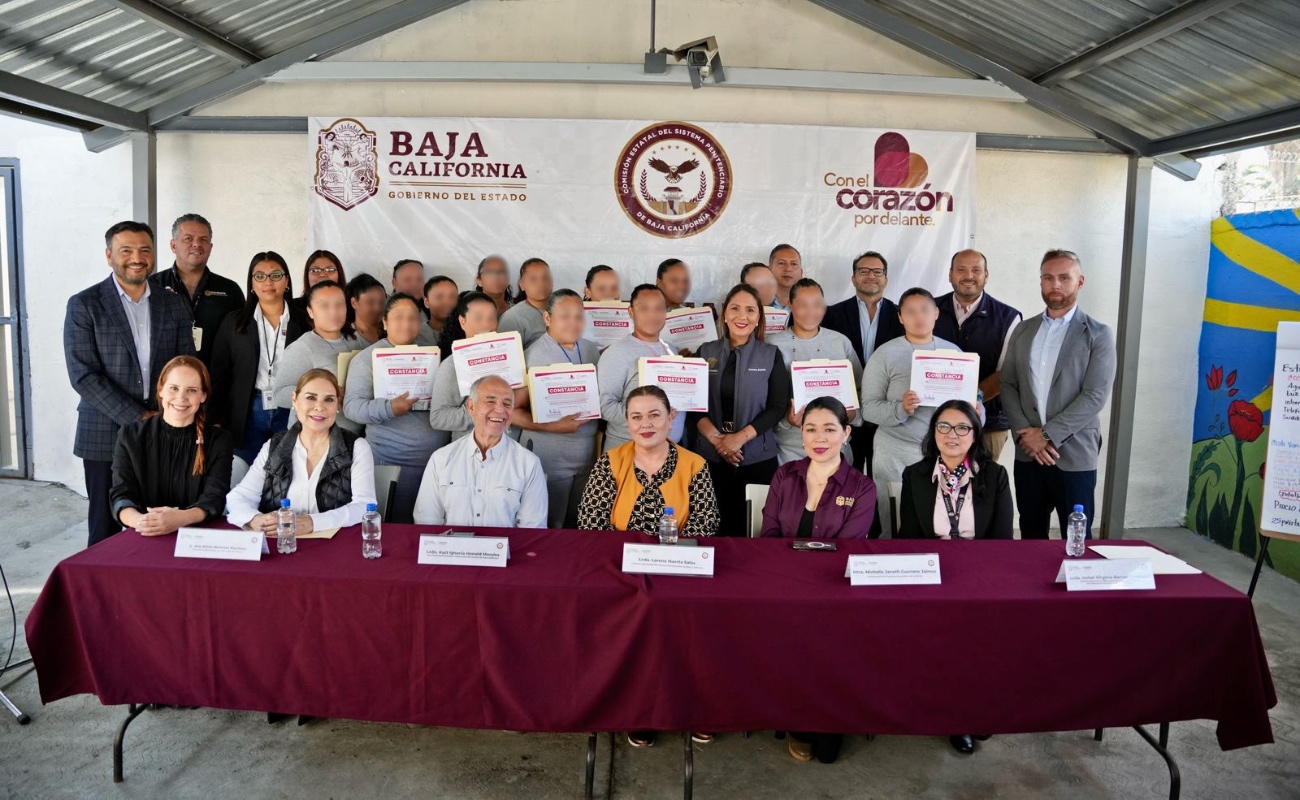 Clausuran CESISPE y la Secretaría de Economía E Innovación una edición más del programa de emprendimiento “De la idea a la acción” para las mujeres privadas de la libertad de Ensenada