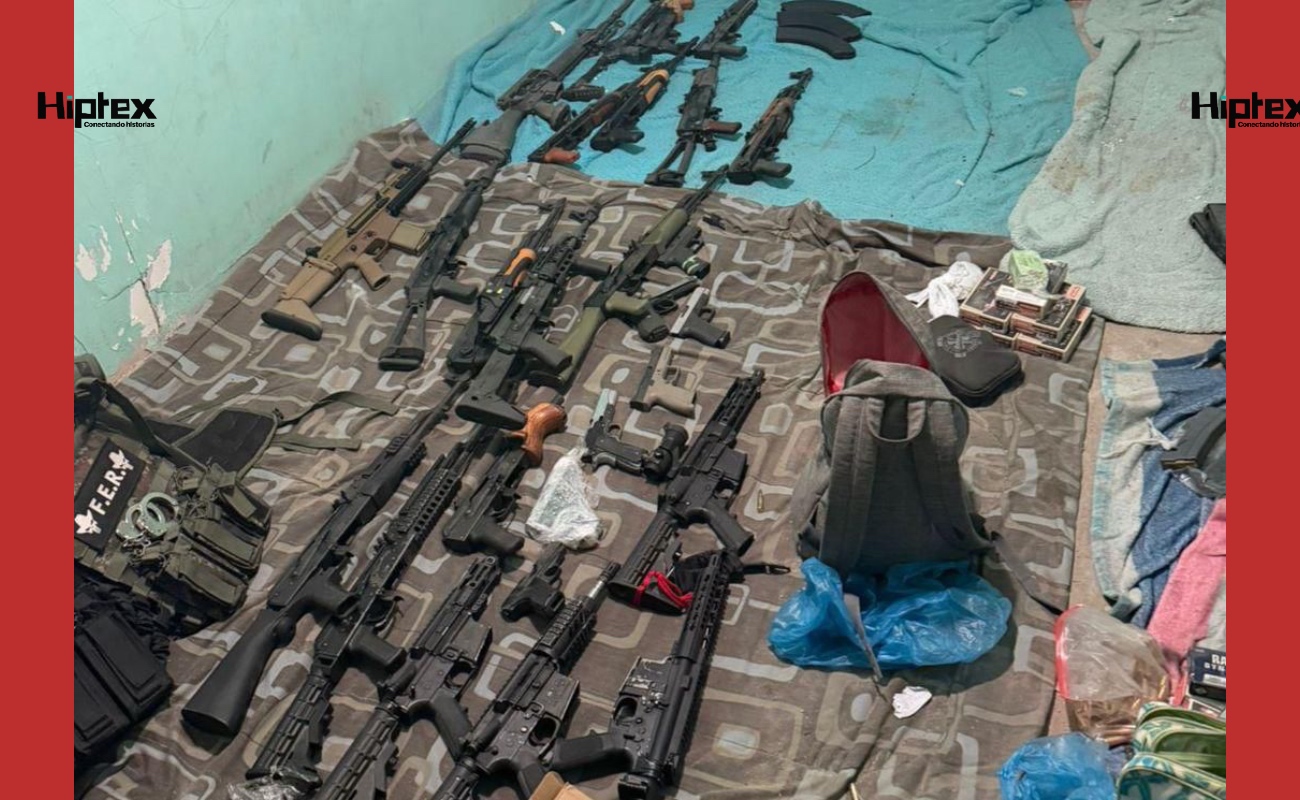 No se reportaron personas detenidas en el cateo.