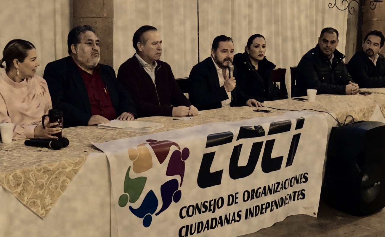 Puso a disposición del candidato de MORENA la estructura del Consejo de Organizaciones Ciudadanas Independientes (COCI)