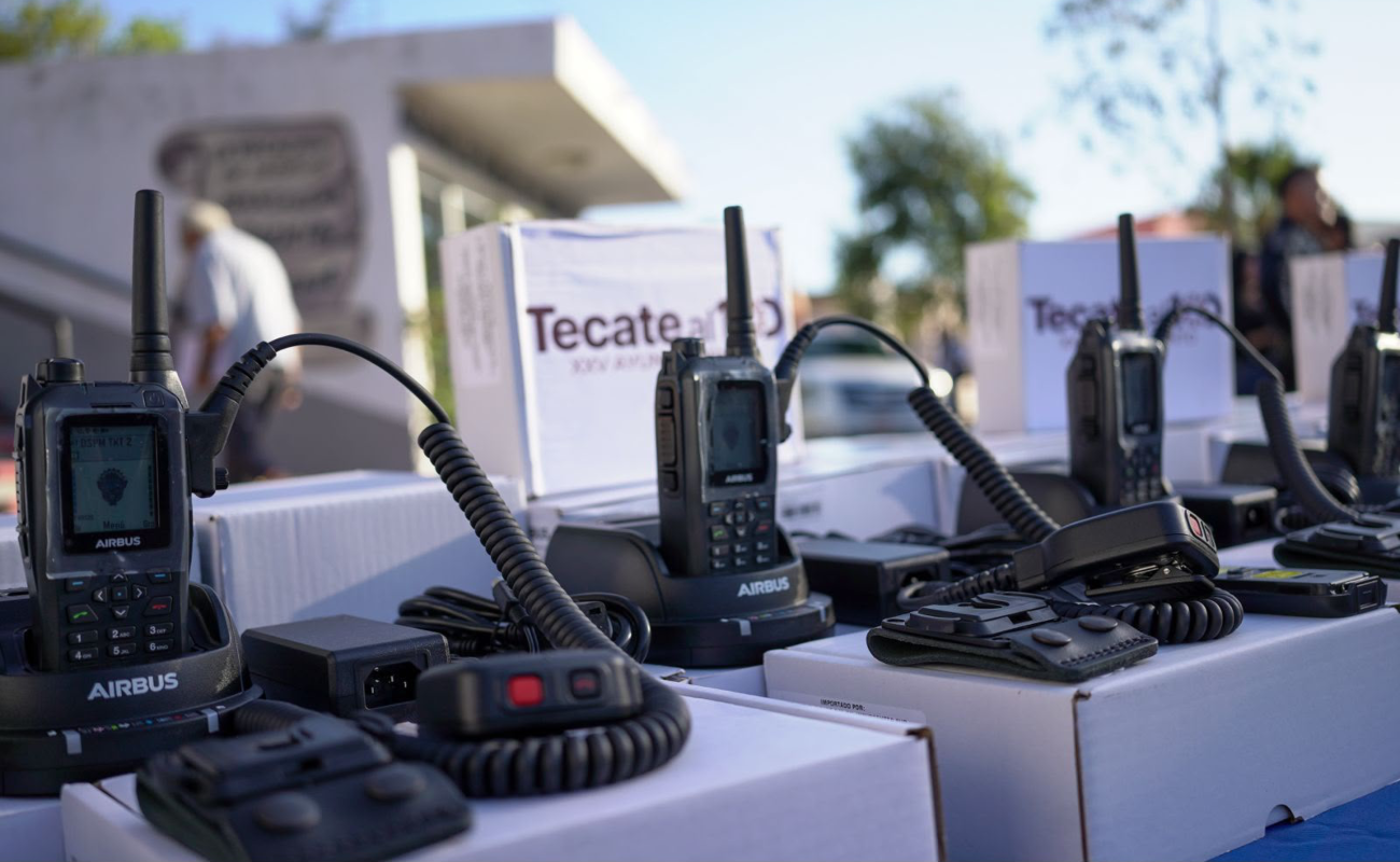Fortalece Gobierno de Tecate a la Policía Municipal con 28 nuevos equipos de radiocomunicación