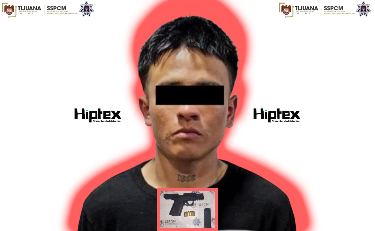 Carlos Omar “N”, de 27 años de edad, el detenido.