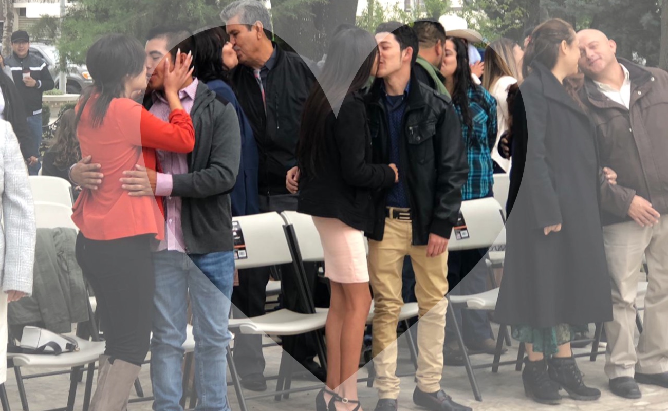 En el marco del 126 aniversario de Tecate, se organizó un matrimonio colectivo
