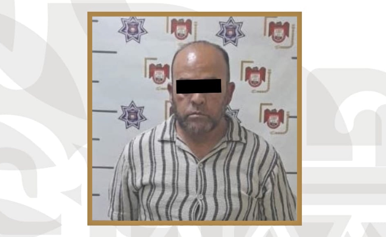 Policía Municipal detuvo a Alberto “N”, de 50 años, por intento de robo en un comercio de la colonia Las Abejas.
