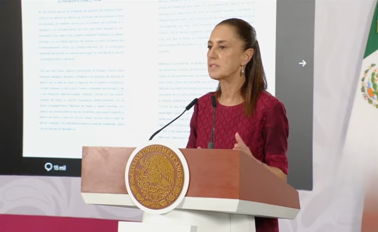 Defiende Sheinbaum carta de López Obrador; critica la “derecha” en EU: “Quiere usar a México para su elección”