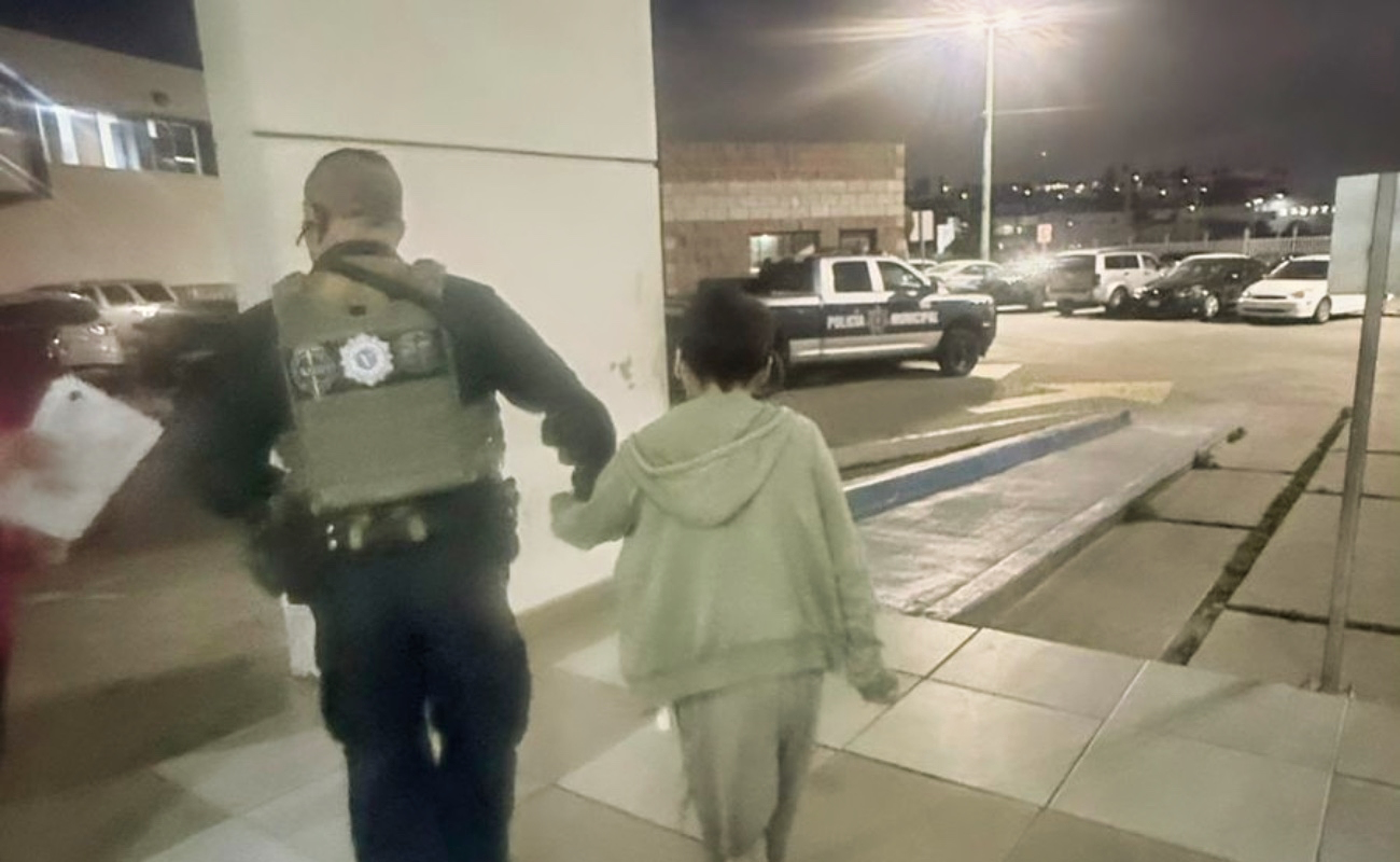 Rescata Policía Municipal de Tijuana a menor vulnerable tras denuncia de omisión de cuidados