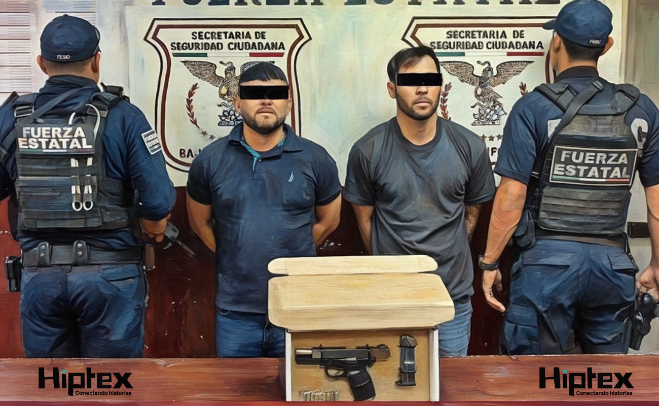 Abel “N”, de 33 años, y Noel Santiago “N”, de 29, los detenidos.