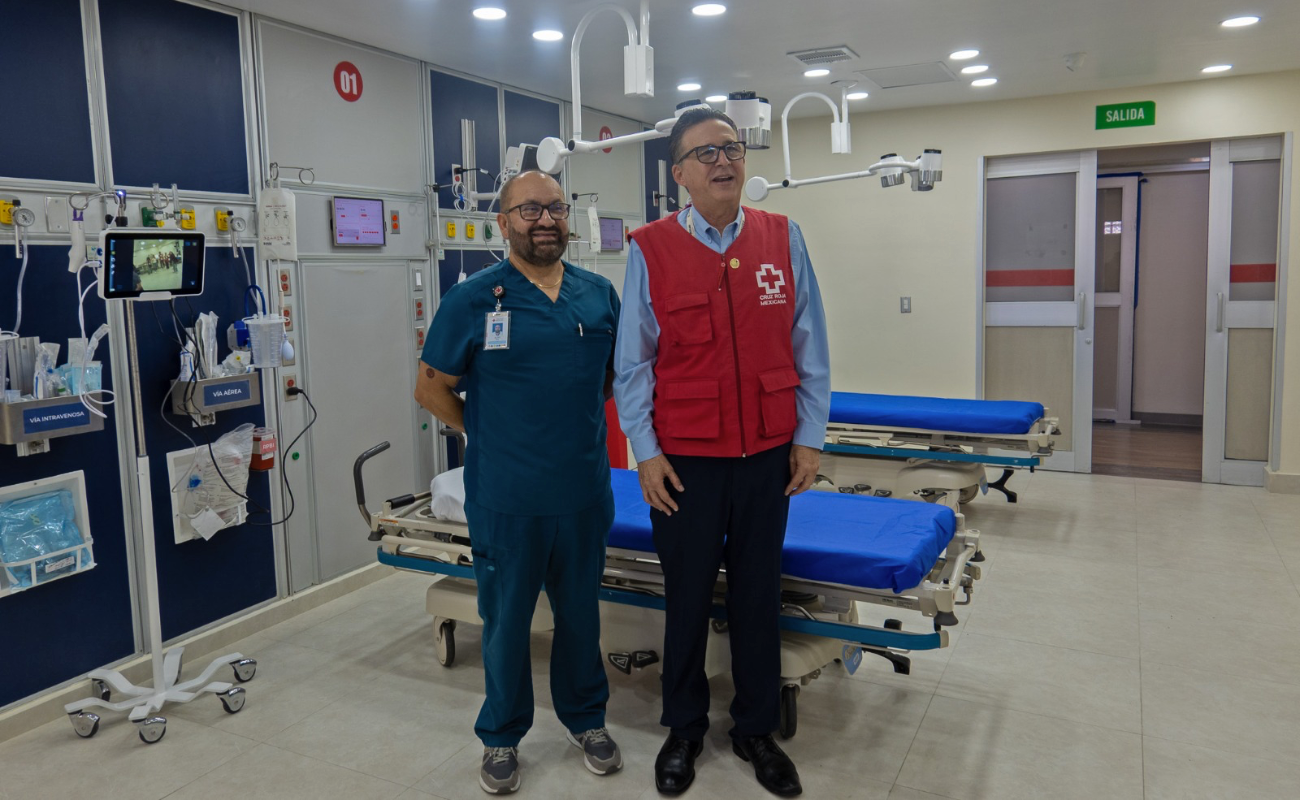 Amplían un 50% la sala de urgencias de Cruz Roja Tijuana