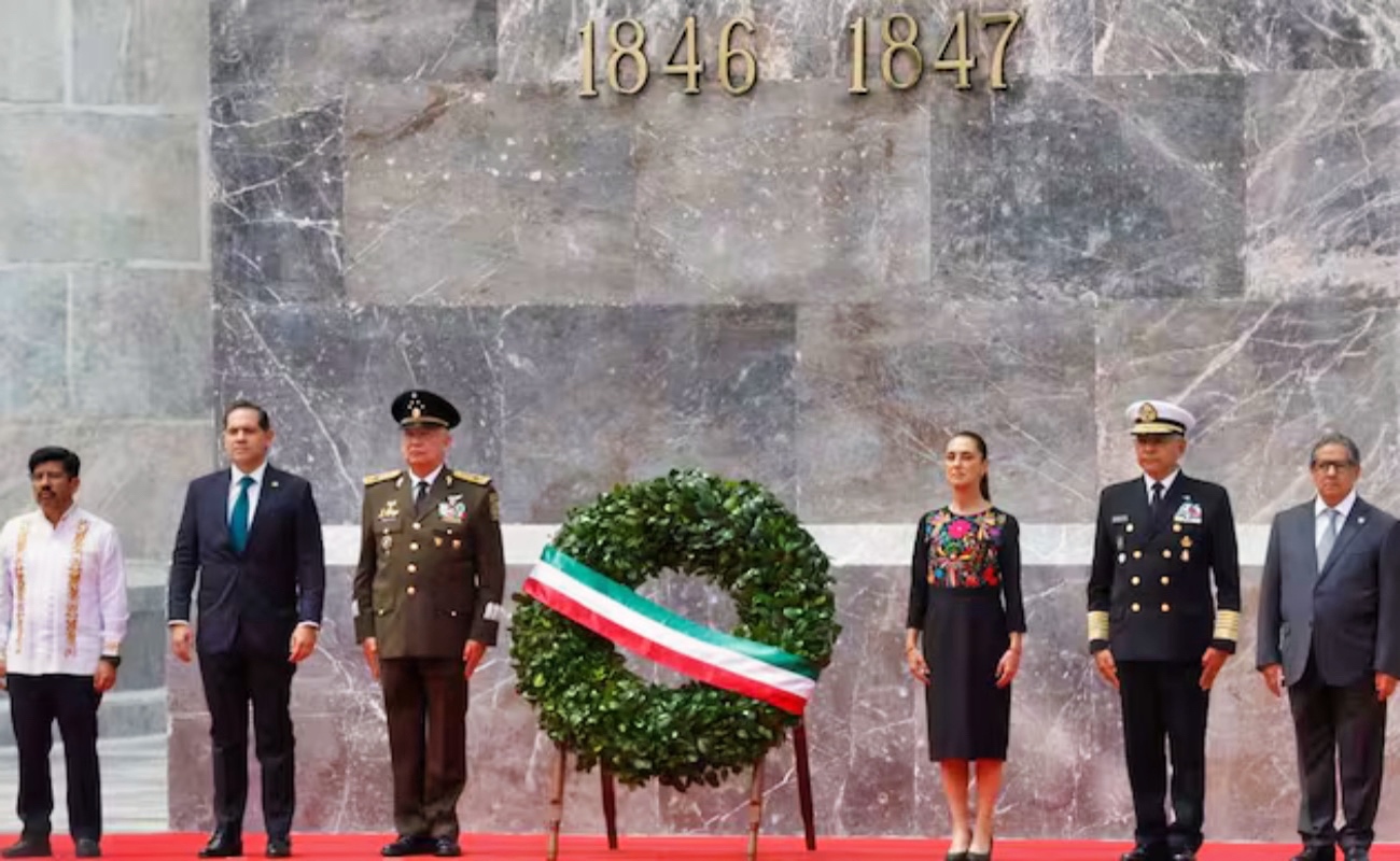 Trevilla refrenda lealtad a Sheinbaum en ceremonia de los Niños Héroes