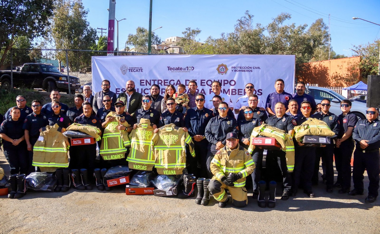 Dignifican en Tecate al Heroico Cuerpo de Bomberos