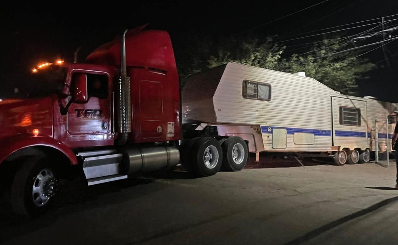 La Fiscalía Regional de Mexicali recuperó una casa móvil robada en 2025 tras un cateo en la colonia Colosio.
