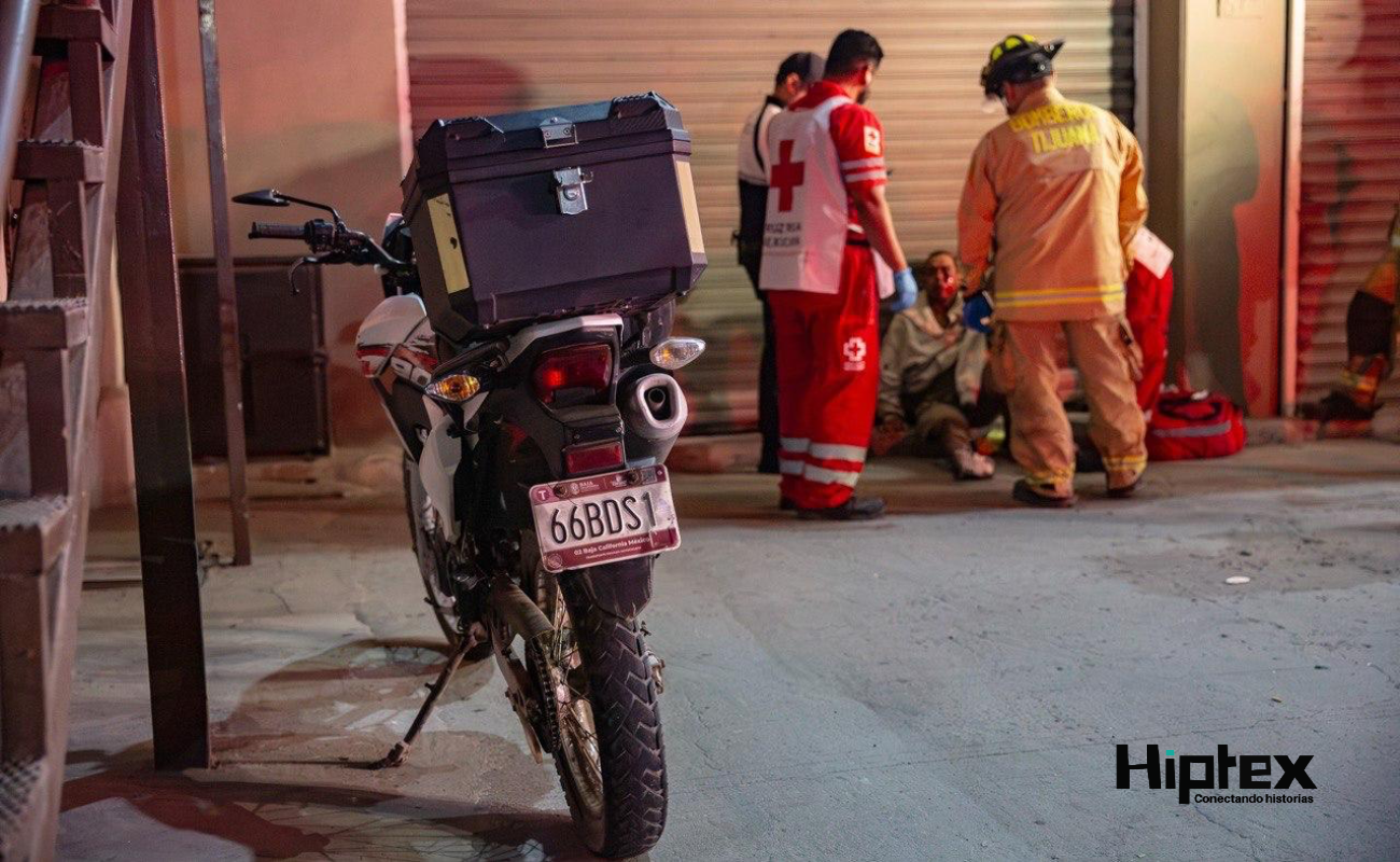 Motociclista derrapa y resulta lesionado en la 5 y 10