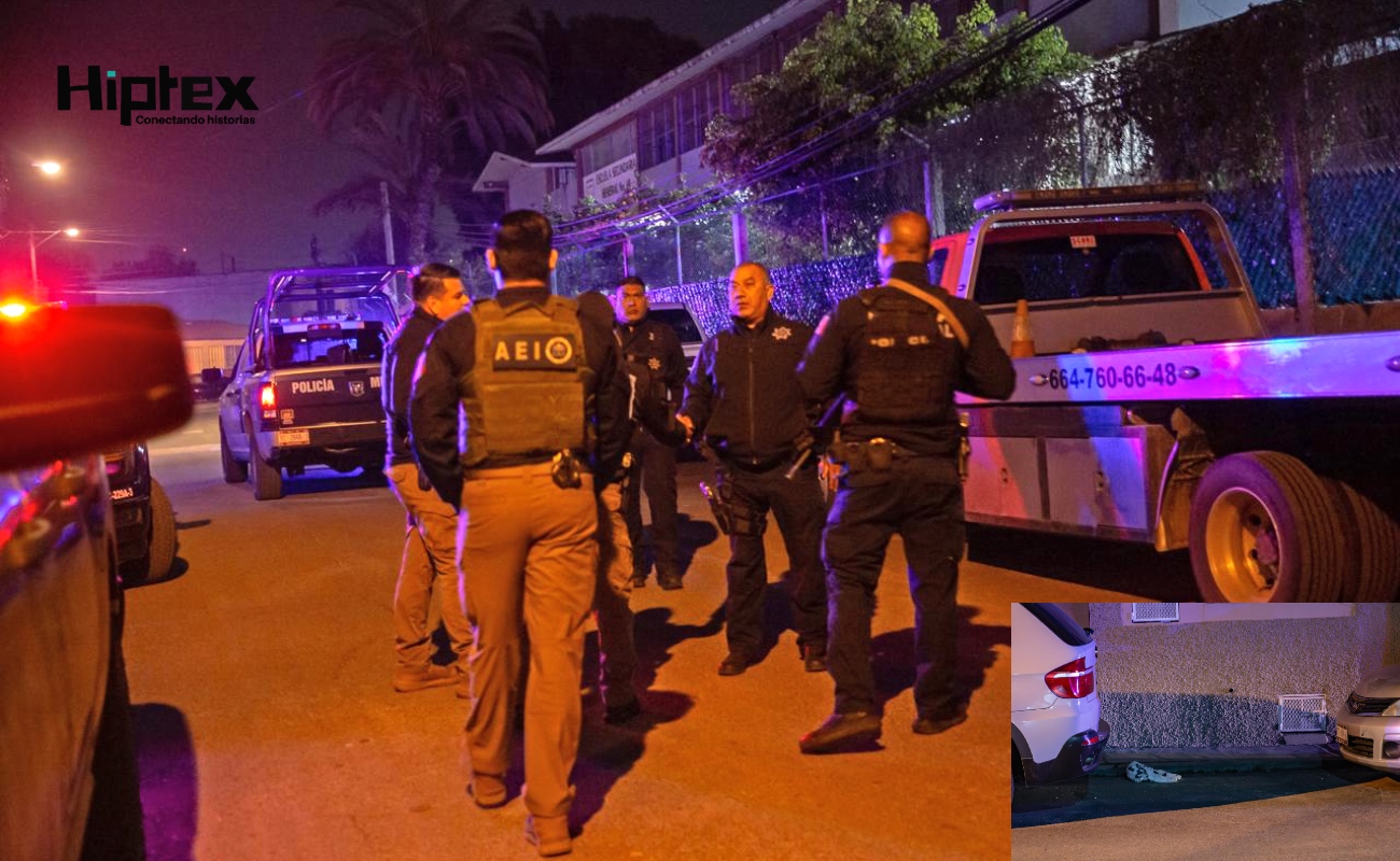 Localizan manta con presuntas amenazas en secundaria de la colonia Cortez de Tijuana