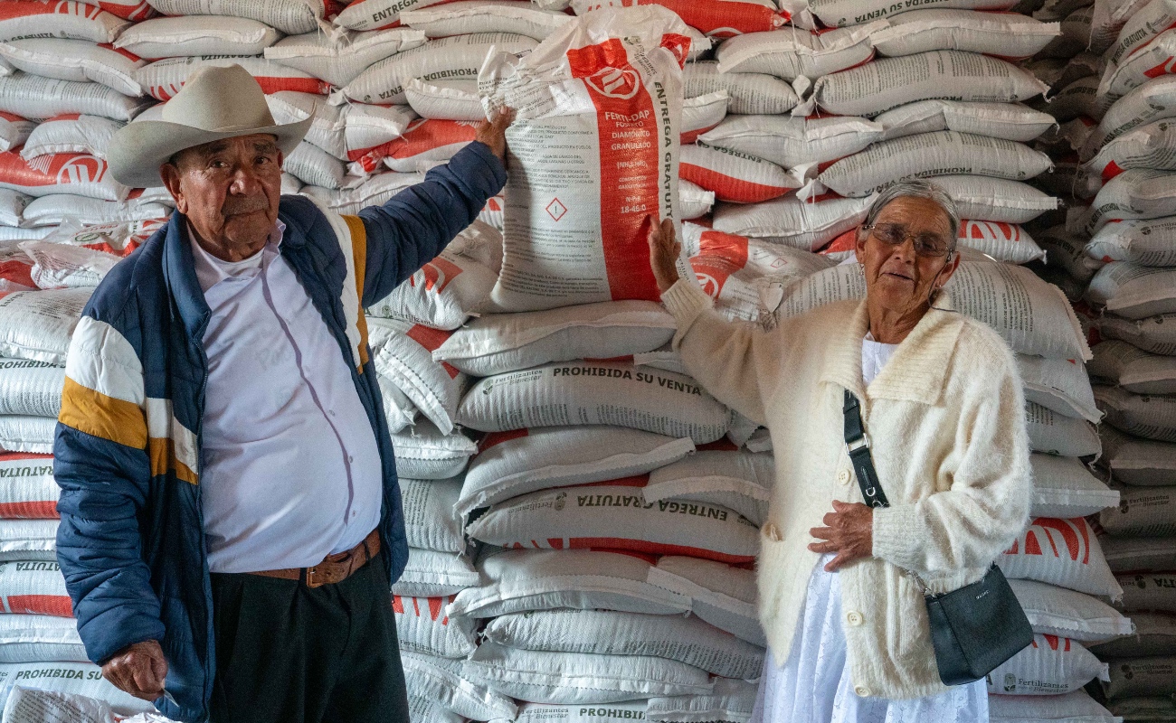 Agricultura lleva fertilizantes a más de 1.7 millones de productores de todo el país