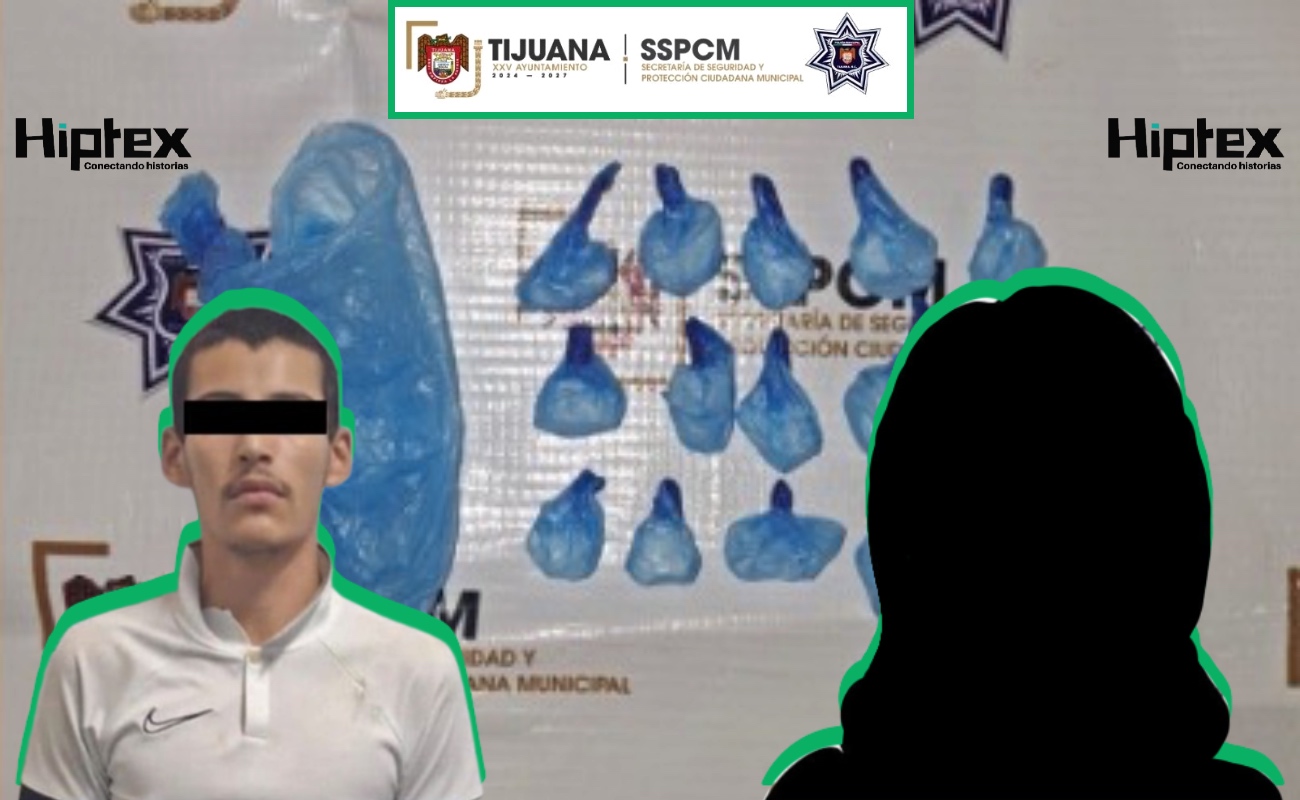 Arrestan a sujeto y una menor de edad en posesión de “cristal”