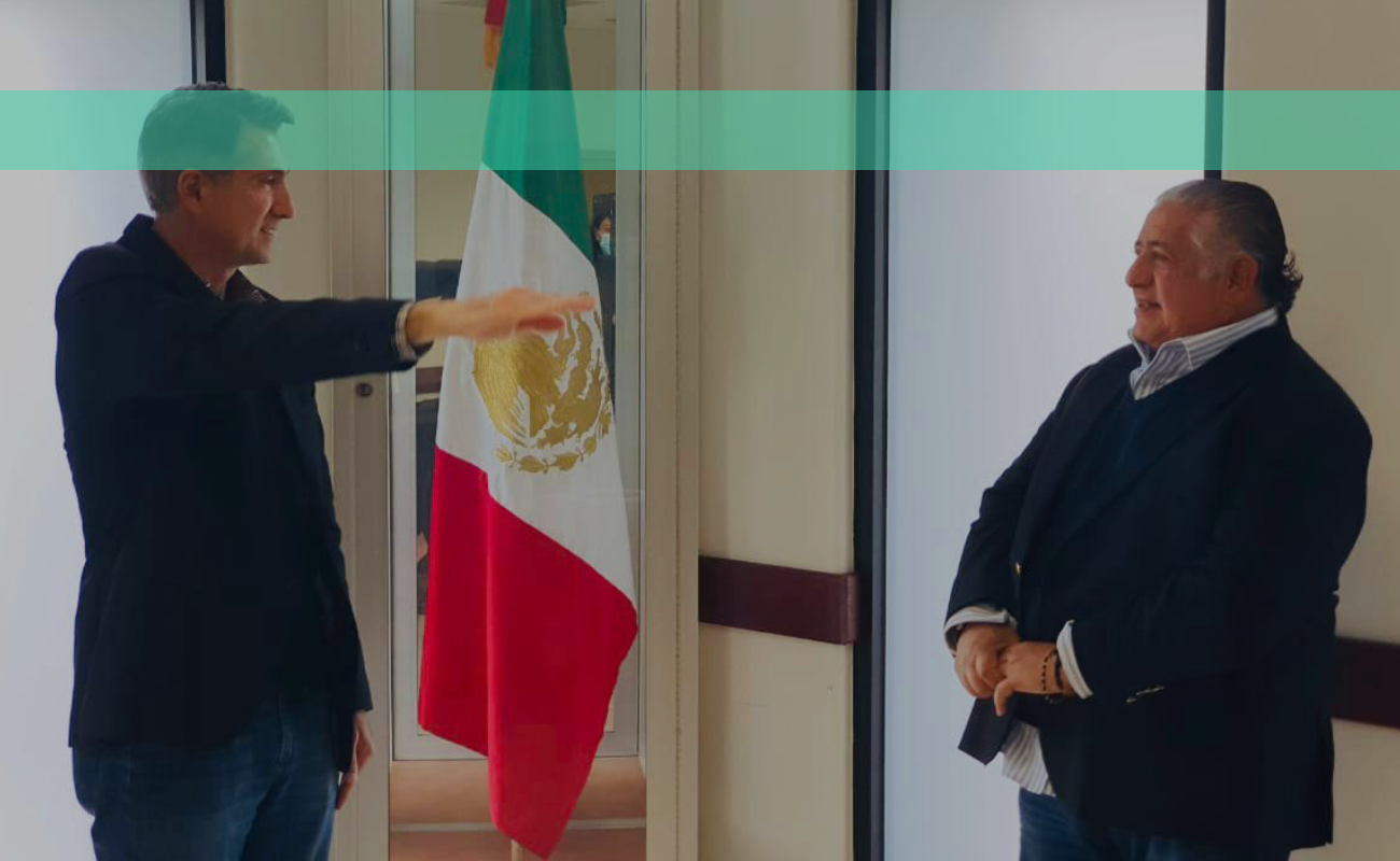 Rodríguez Lozano resaltó la labor de Algorri Franco al frente de la Subsecretaría de Asuntos Migratorios.